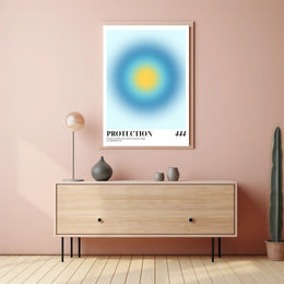 Protection Embrace Modern Abstract Artistic Poster PosterGoat