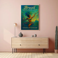 Brazil A Tapestry Of Culture And Poster