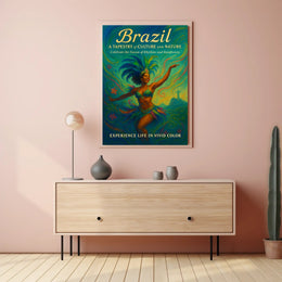 Brazil A Tapestry Of Culture And Poster