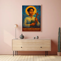 Saint Pedro Calungsod Patron of Filipino Youth and Catechists Poster