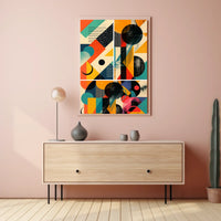 Geometric Abstraction Abstract Poster
