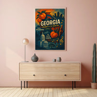 Georgia Heart Of The South Poster