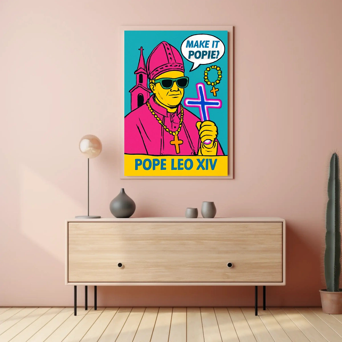 Pope Leo Xiv Poster