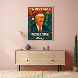 Christmas Cheer in Santa Style - Artistic Poster
