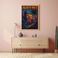 Puerto Rico A Vibrant Escape Poster
