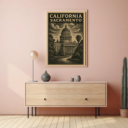 California State Capitol In Sacramento Poster