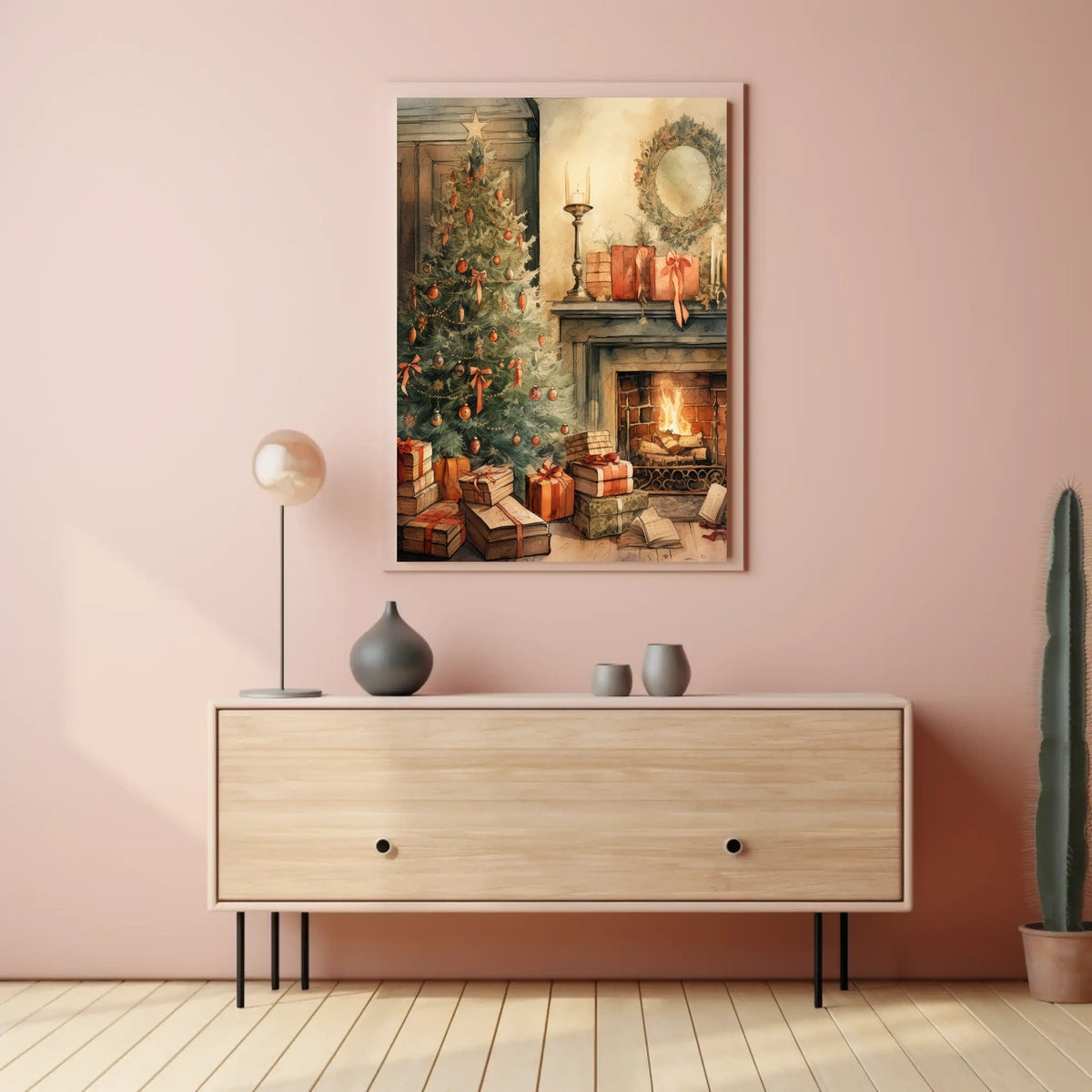 Cozy Christmas Eve Poster
