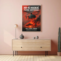Kaman HH-43 Huskie Ugly. Boxy. Brave Poster PosterGoat