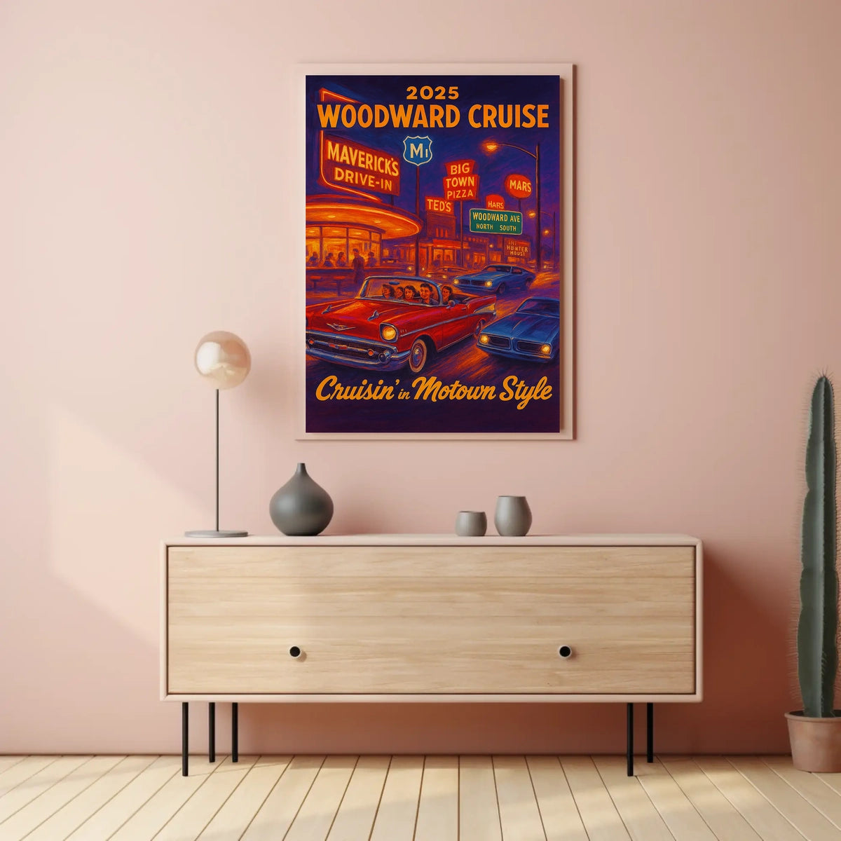 2025 Woodward Cruise Poster