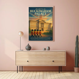 Majesty of Buckingham Palace Poster PosterGoat