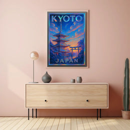 Kyoto, Japan A Scenic Tribute Poster
