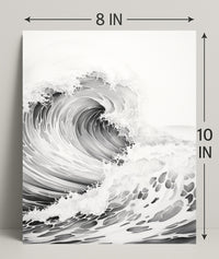 The Power Of Waves Poster