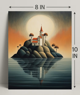 Enchanted Island Church Poster PosterGoat