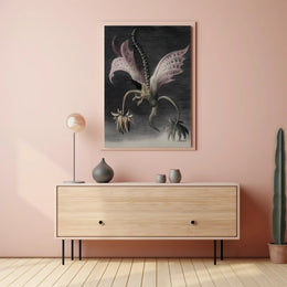 Ethereal Alien Flora Abstract Art Poster PosterGoat