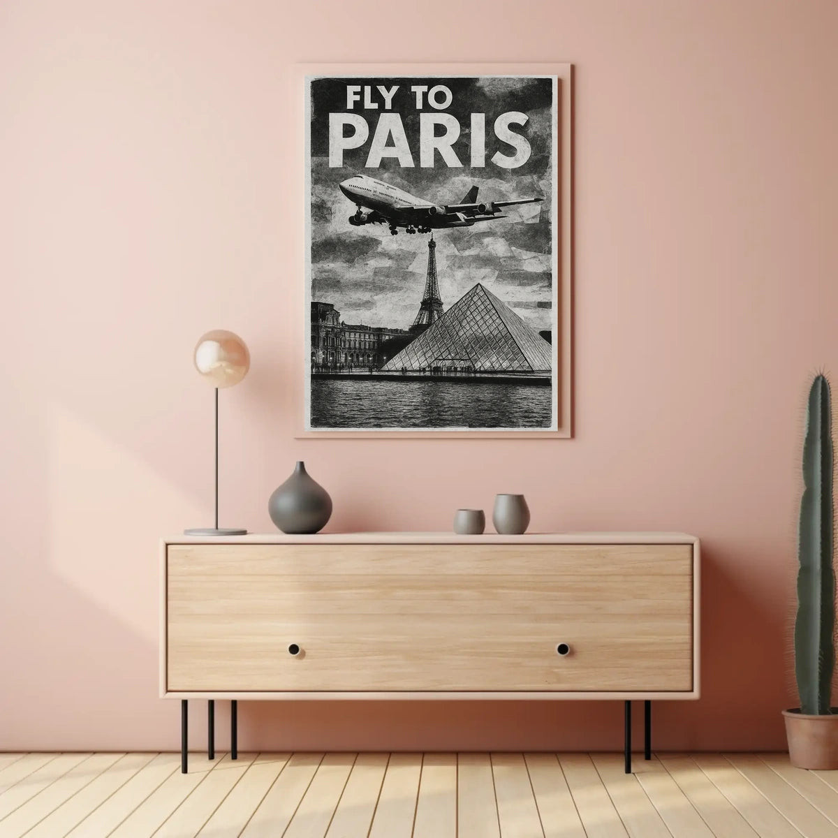 Fly To Paris Poster