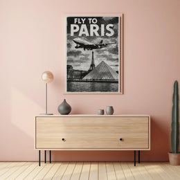 Fly To Paris Poster