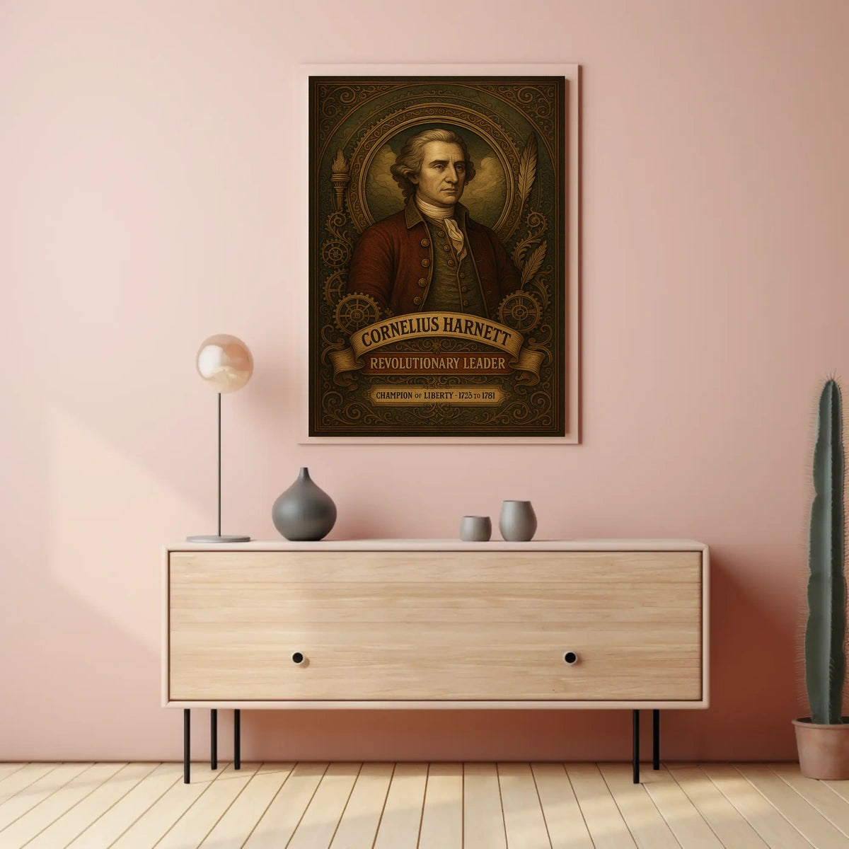 Cornelius Harnett Revolutionary Leader Poster