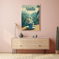 Medellin Coffee Experience Poster