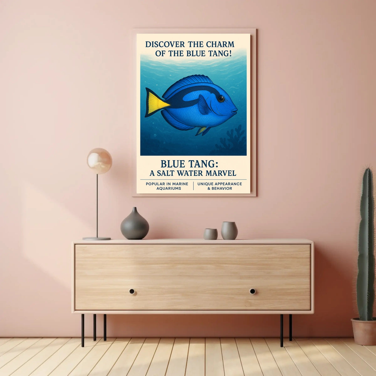 Discover The Charm Of The Blue Tang Poster