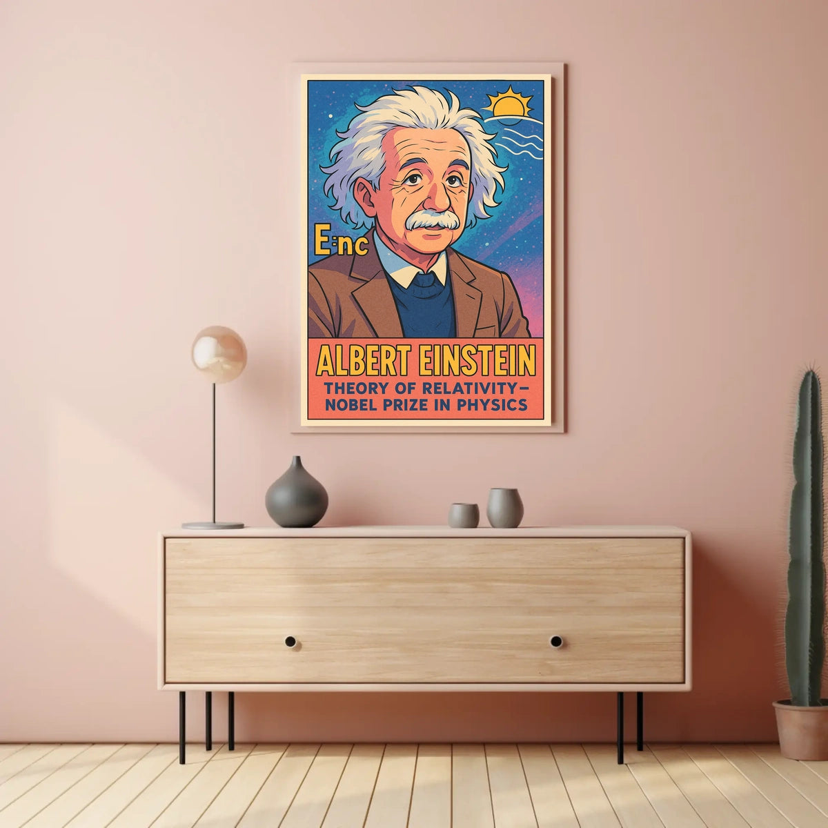 Albert Einstein Theory Of Relativity Poster