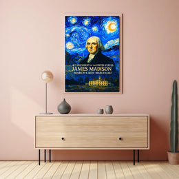James Madison 4th President of the United States Presidential Masterpiece Series Poster