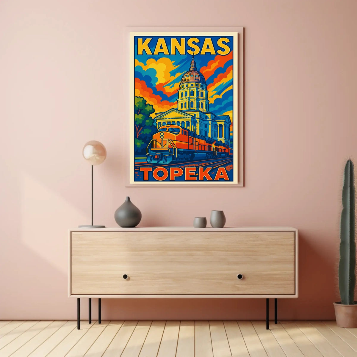 Kansas Topeka Poster