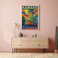 Kansas Topeka Poster