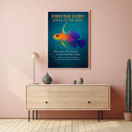 Firefish Goby Jewel of the Reef Poster