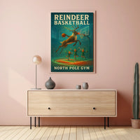 Reindeer Basketball Extravaganza Poster