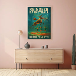 Reindeer Basketball Extravaganza Poster
