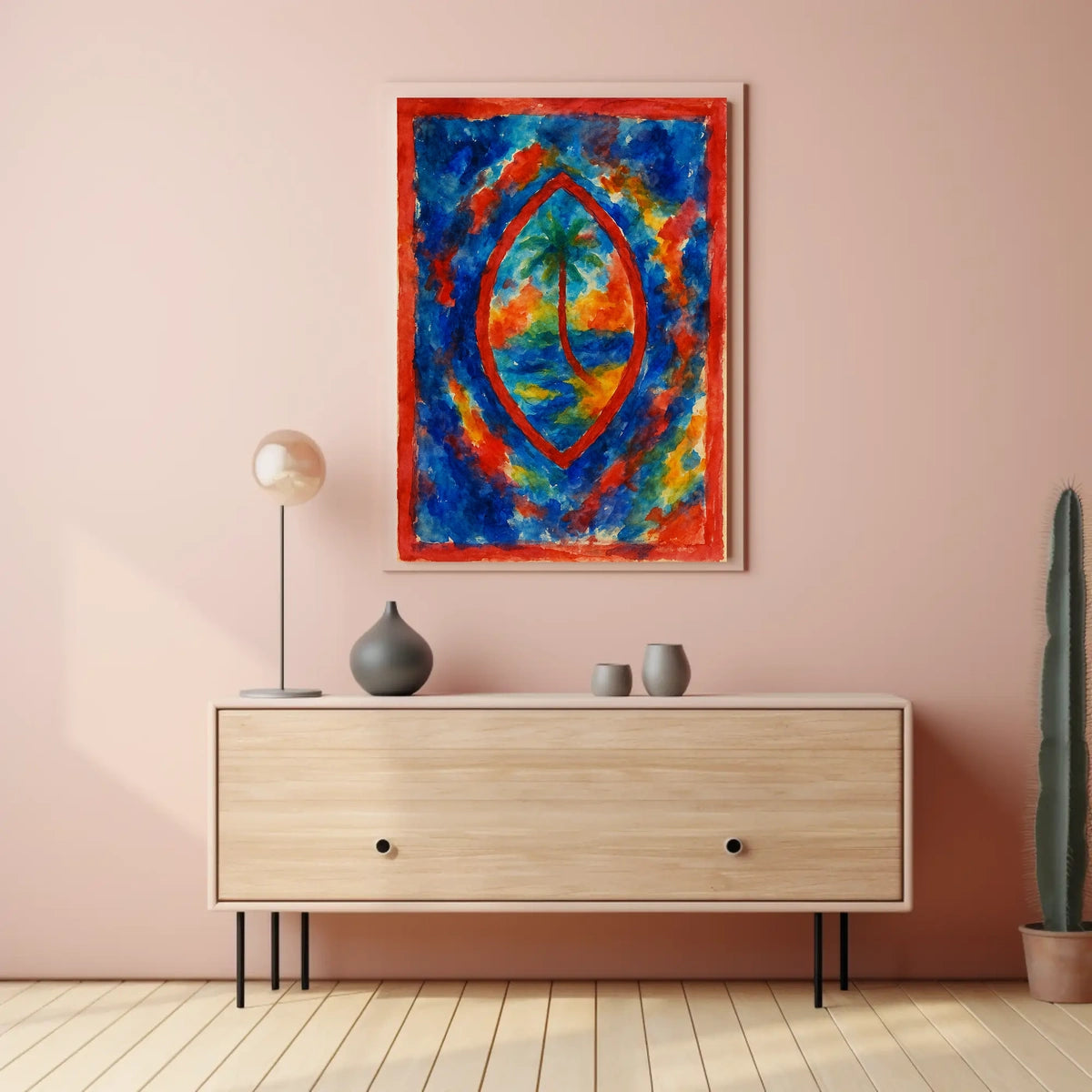Vibrant Oasis Poster