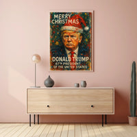 Donald Trump Merry Christmas Presidential Poster