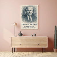 Donald Trump 47th President Poster