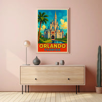 Orlando, Florida Enchanted Destination Poster