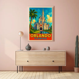 Orlando, Florida Enchanted Destination Poster