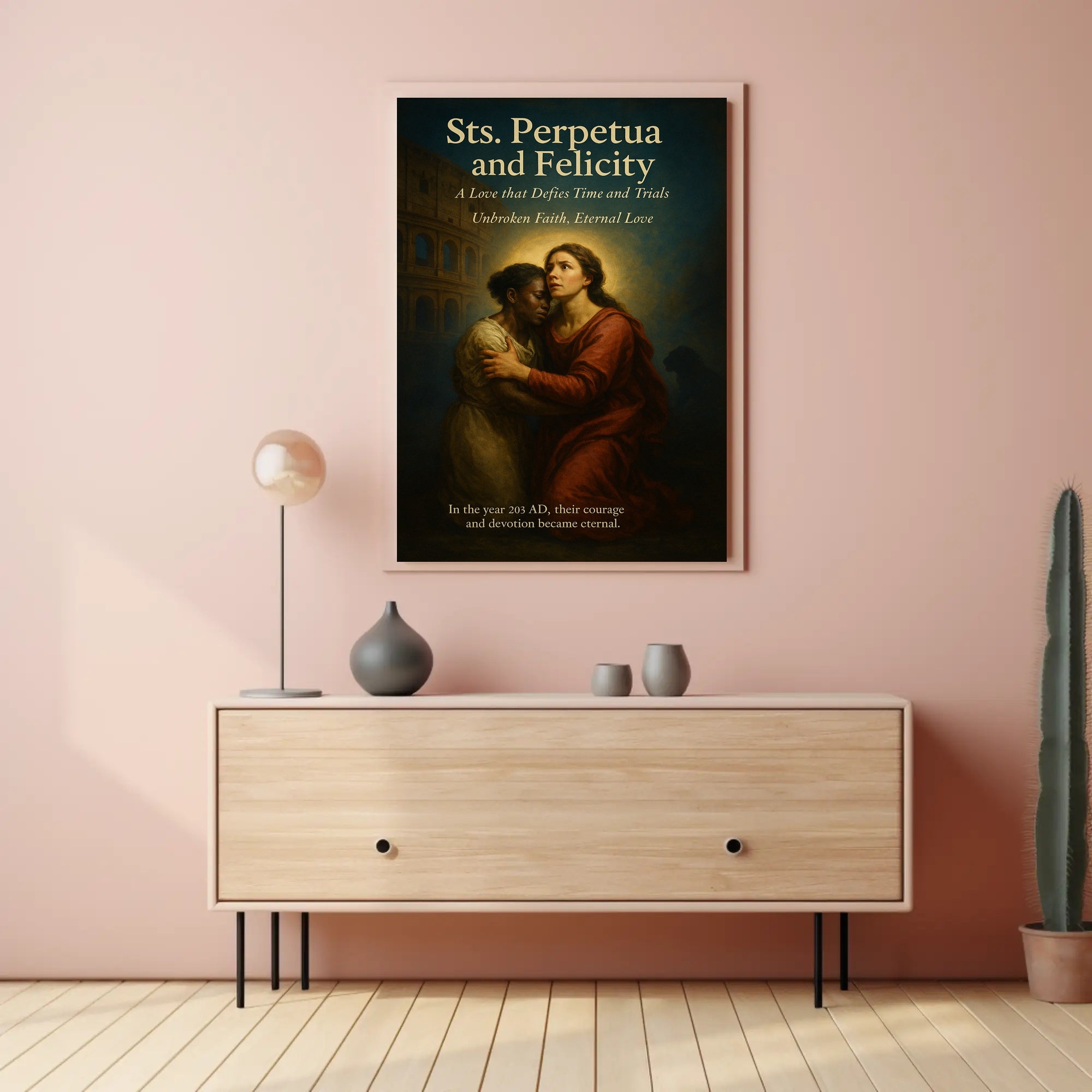 Sts. Perpetua and Felicity Poster PosterGoat