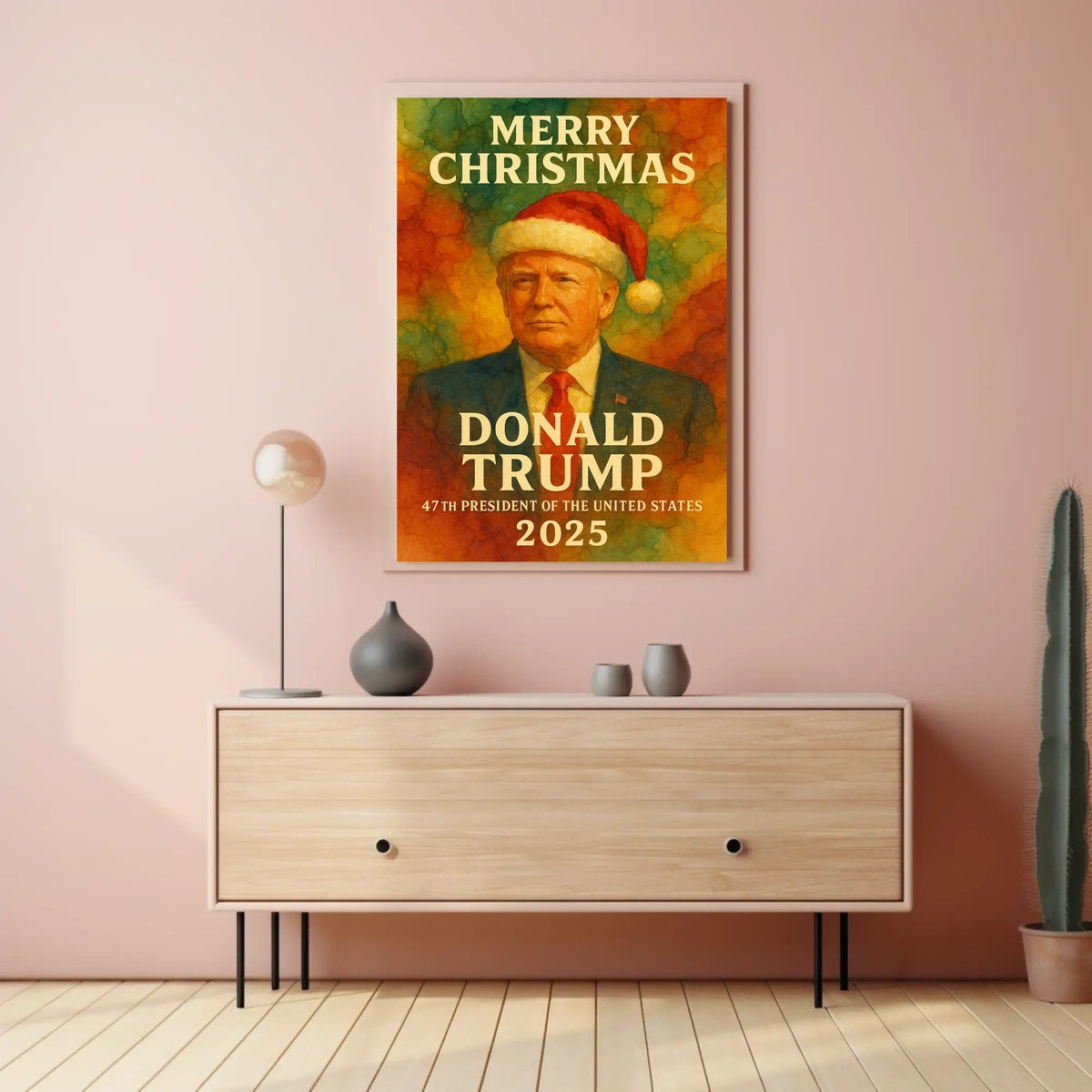 Merry Christmas Trump Holiday Political or Propaganda Poster