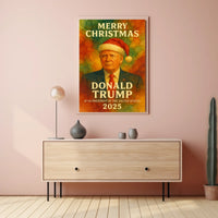Merry Christmas Trump Holiday Political or Propaganda Poster