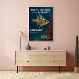 Discover The Charm Of The Cardinalfish Poster