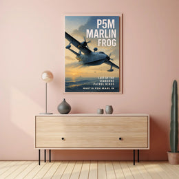 Martin P5M Marlin Last of the Seaborne Patrol Kings Poster PosterGoat