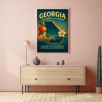 Georgia The Heart Of The South Poster