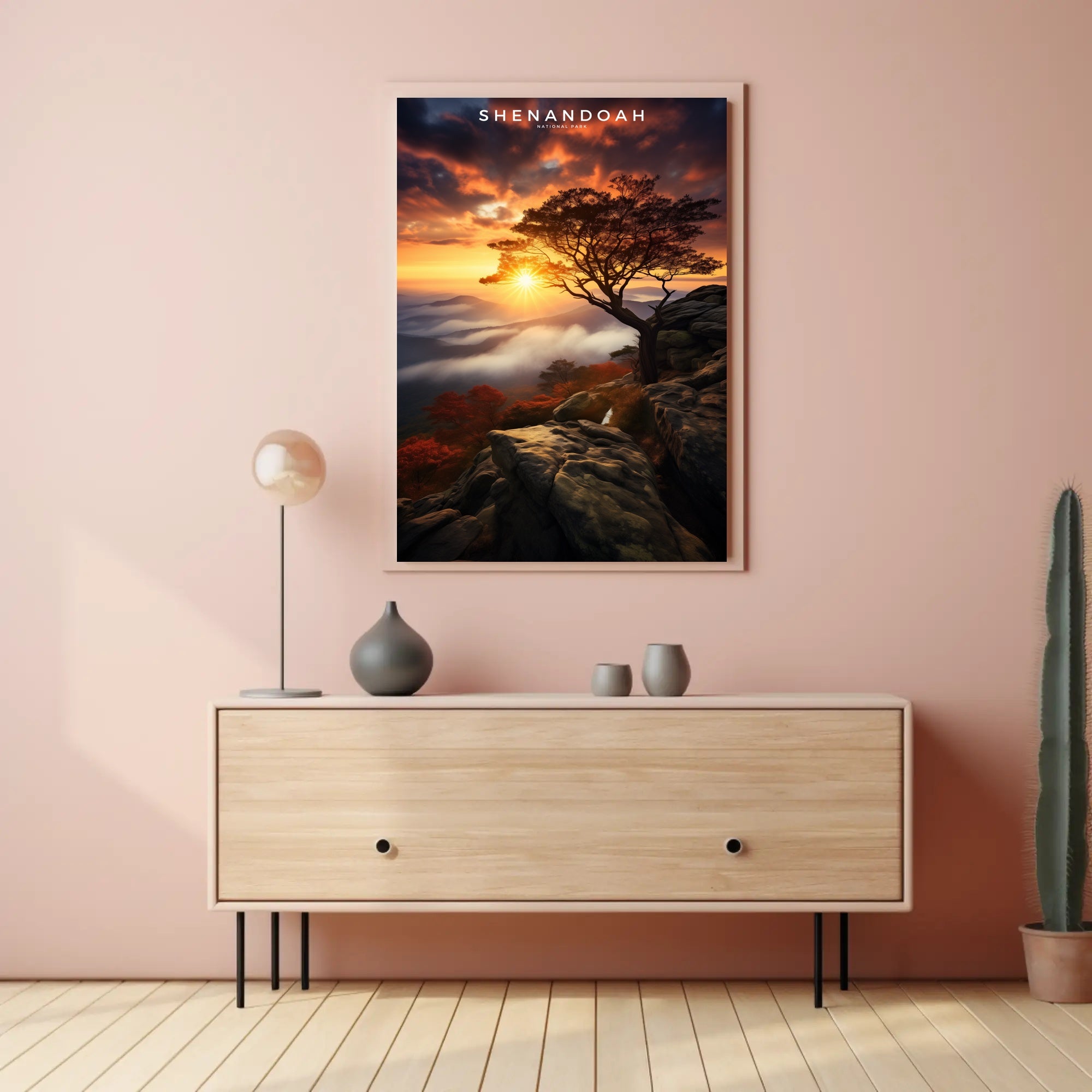 Shenandoah National Park Sunset Poster Print