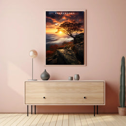 Shenandoah National Park Sunset Poster Print