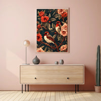 Birds and Blossoms Wall Art Print