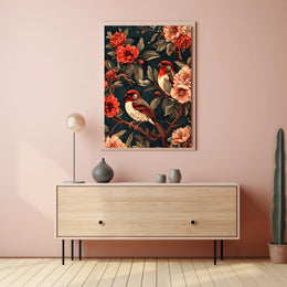 Birds and Blossoms Wall Art Print