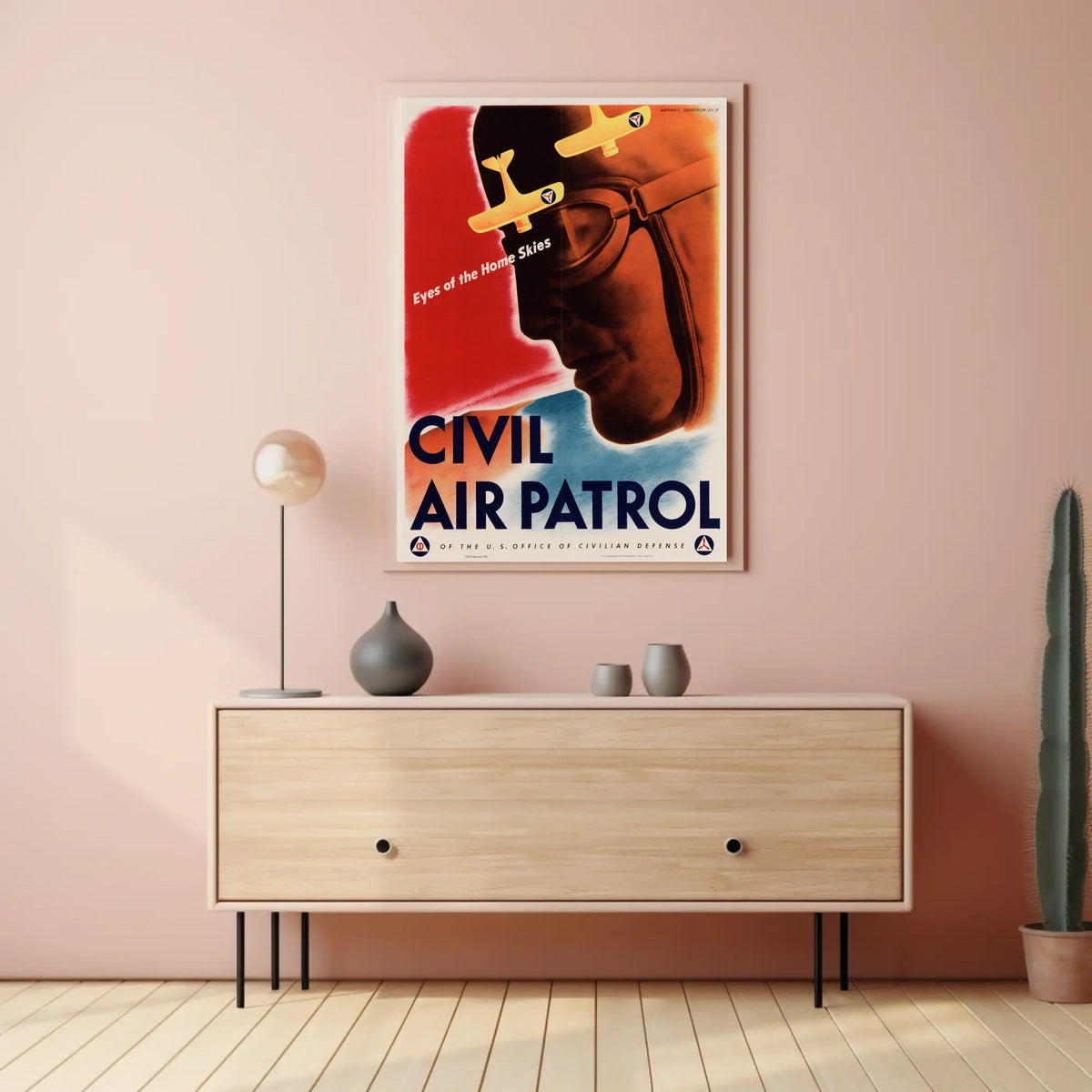 Eyes of the Home Skies WWII Poster