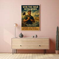 Win the War with Work Poster