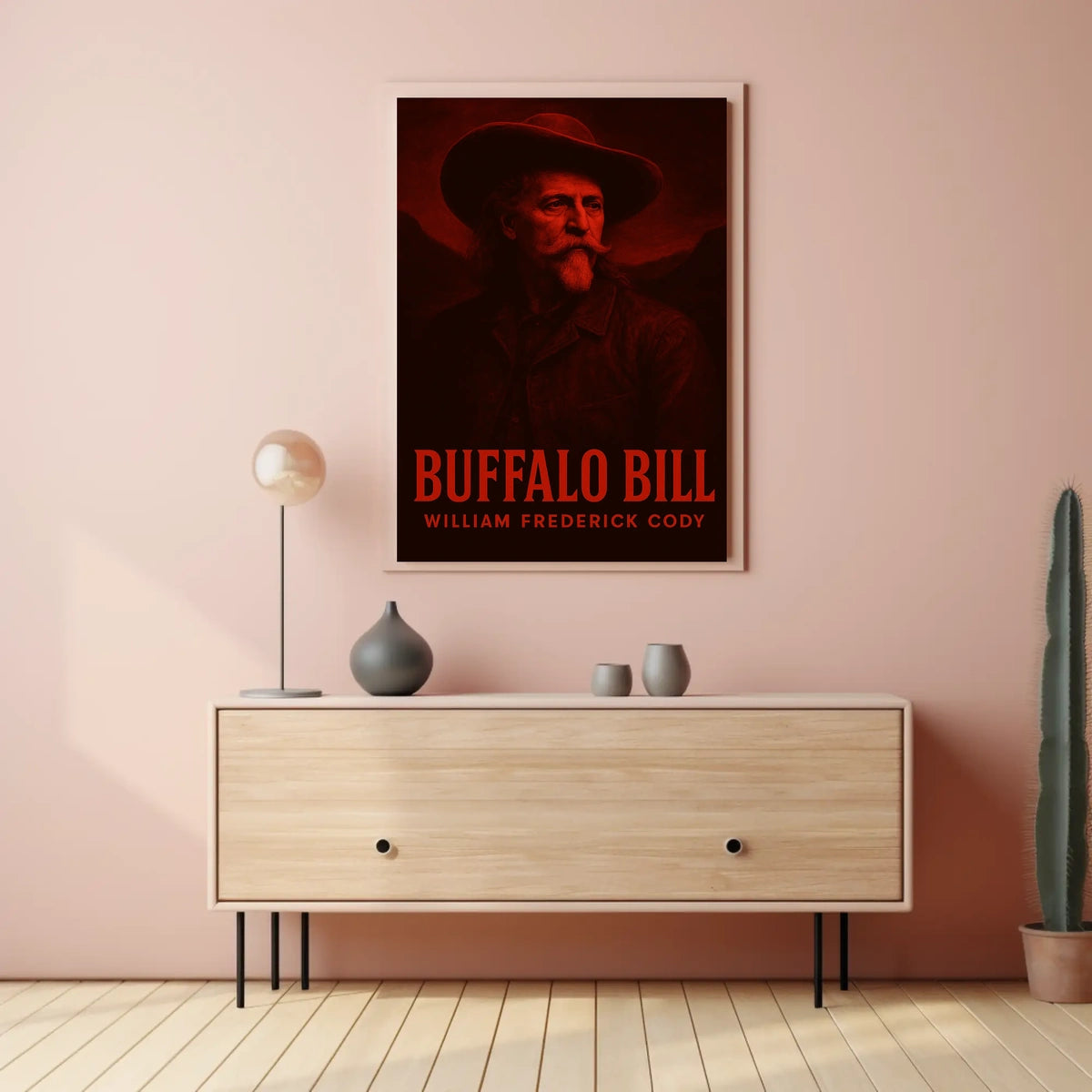 Buffalo Bill Western Era Heritage Historical Poster