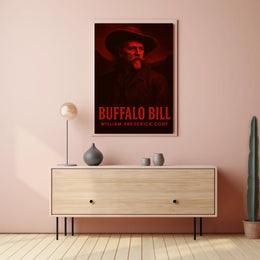 Buffalo Bill Western Era Heritage Historical Poster