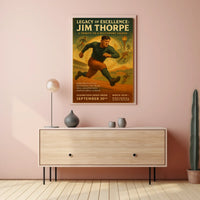 Jim Thorpe A Tribute to a Multisport Legend Poster